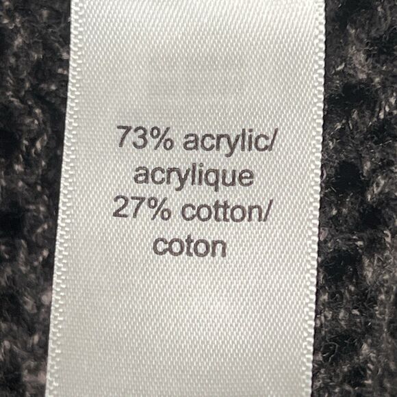 Maurices Sz XL Black Sweater Chunky Ribbed Open Knit - Picture 4 of 8